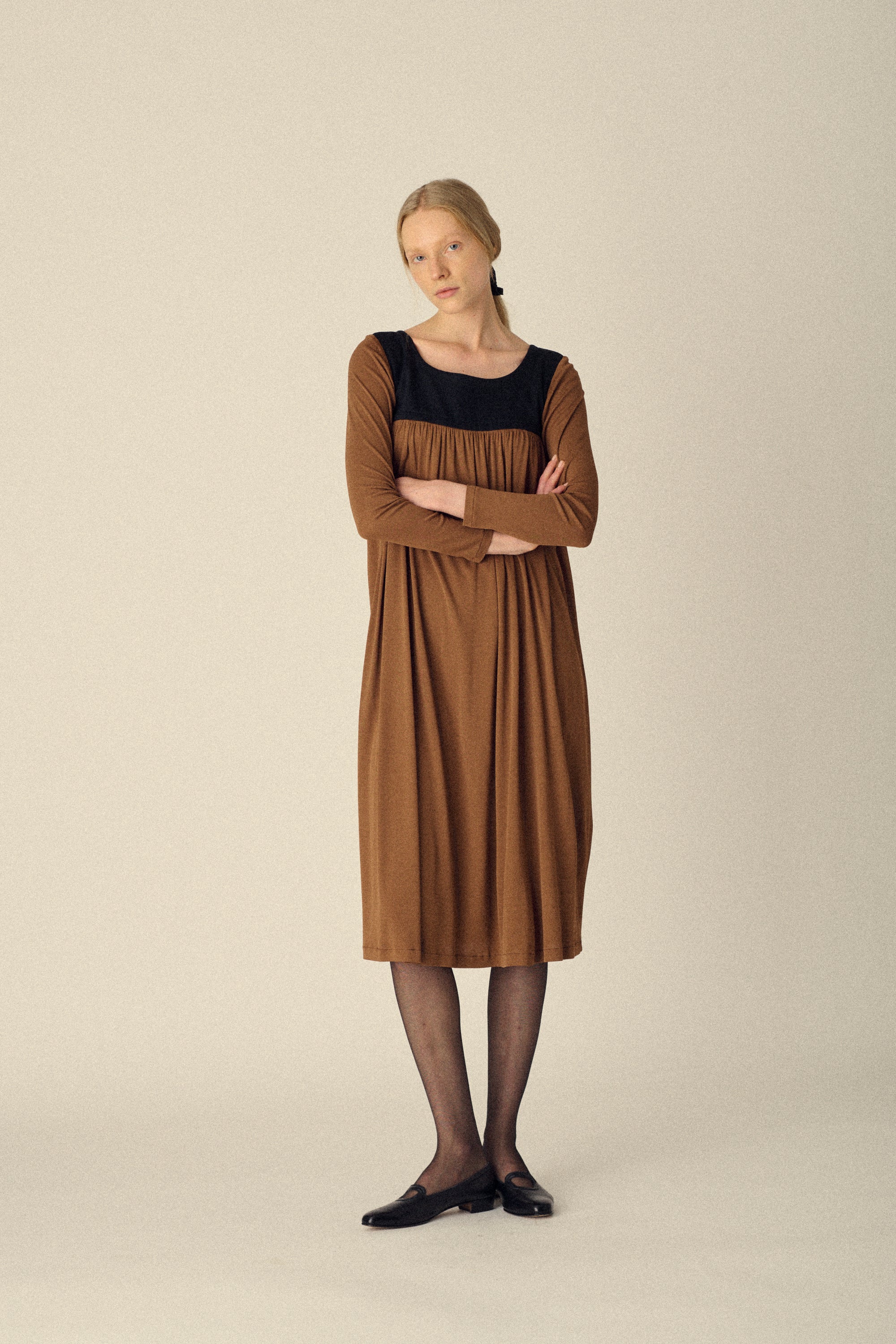 Ysl Fawn Smock Dress - Desert Vintage