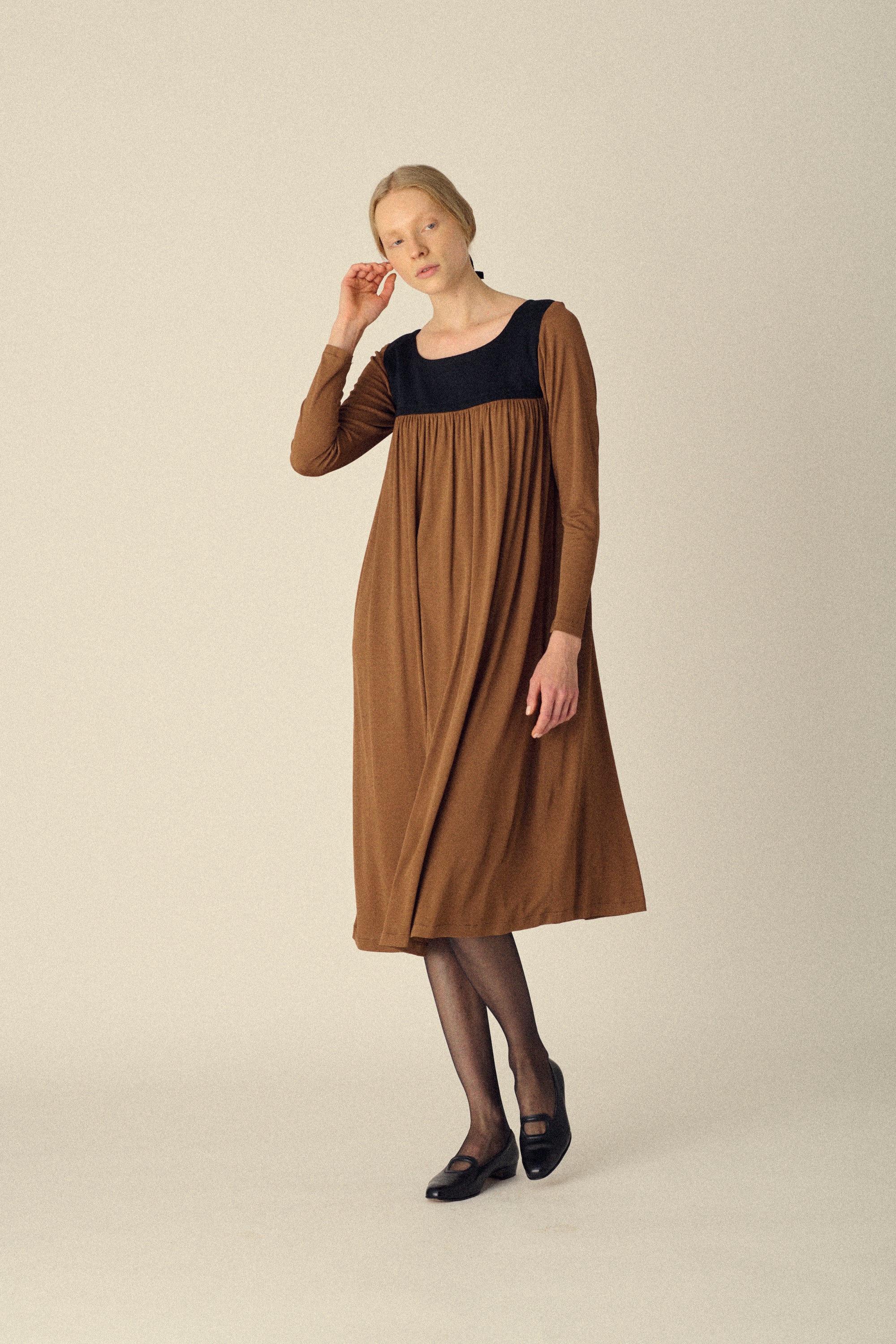 Ysl Fawn Smock Dress - Desert Vintage