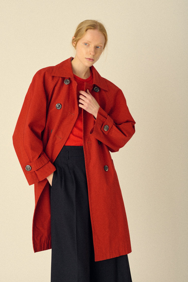 Ysl Cotton Trench - Desert Vintage