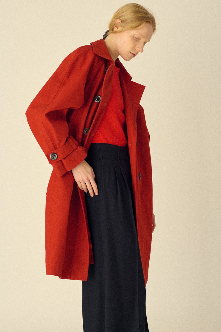 Ysl Cotton Trench - Desert Vintage