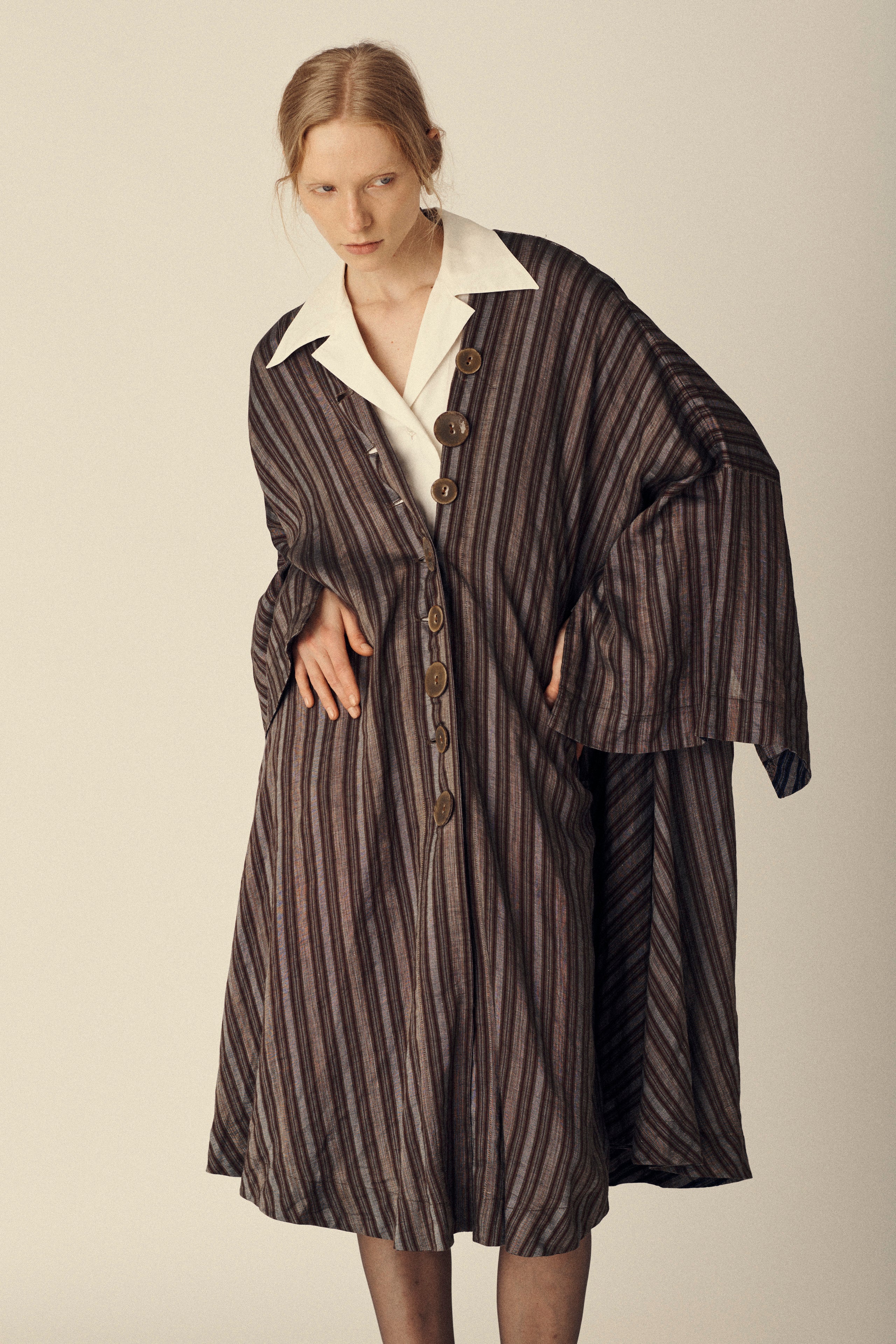 1995 Romeo Gigli Flax Dress - Desert Vintage