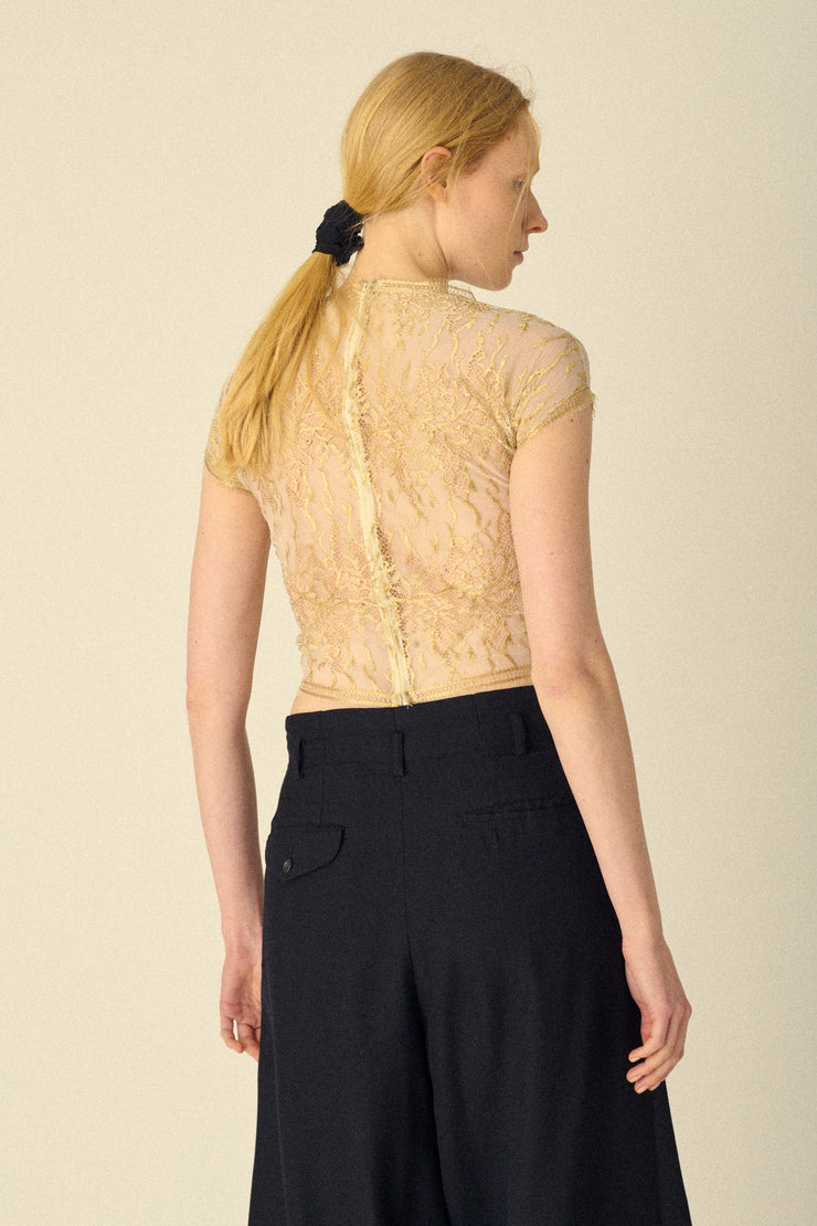 Golden Lace Blouse - Desert Vintage
