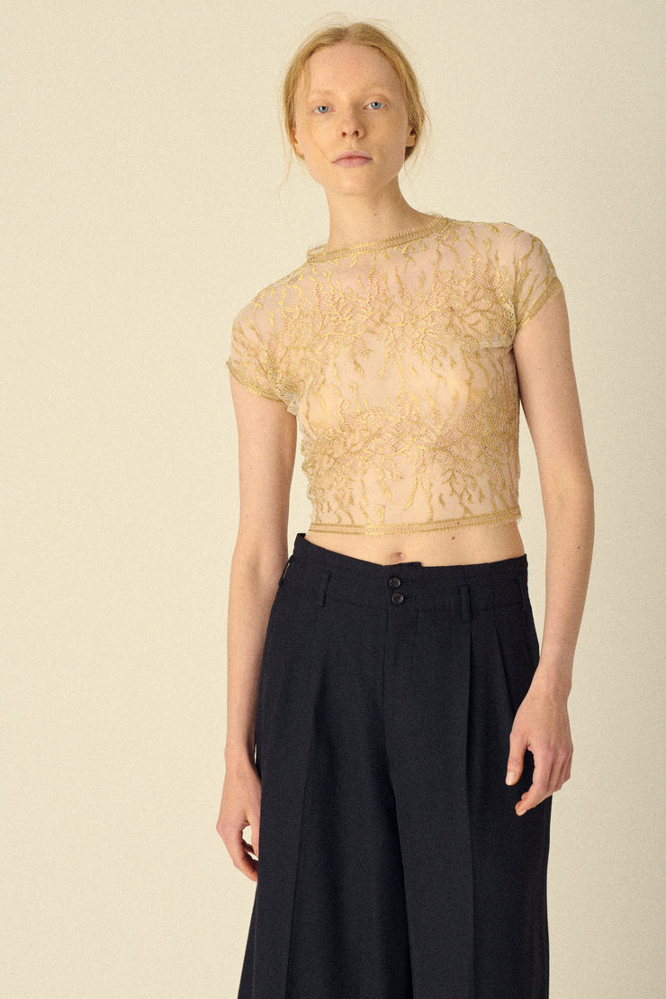 Golden Lace Blouse - Desert Vintage