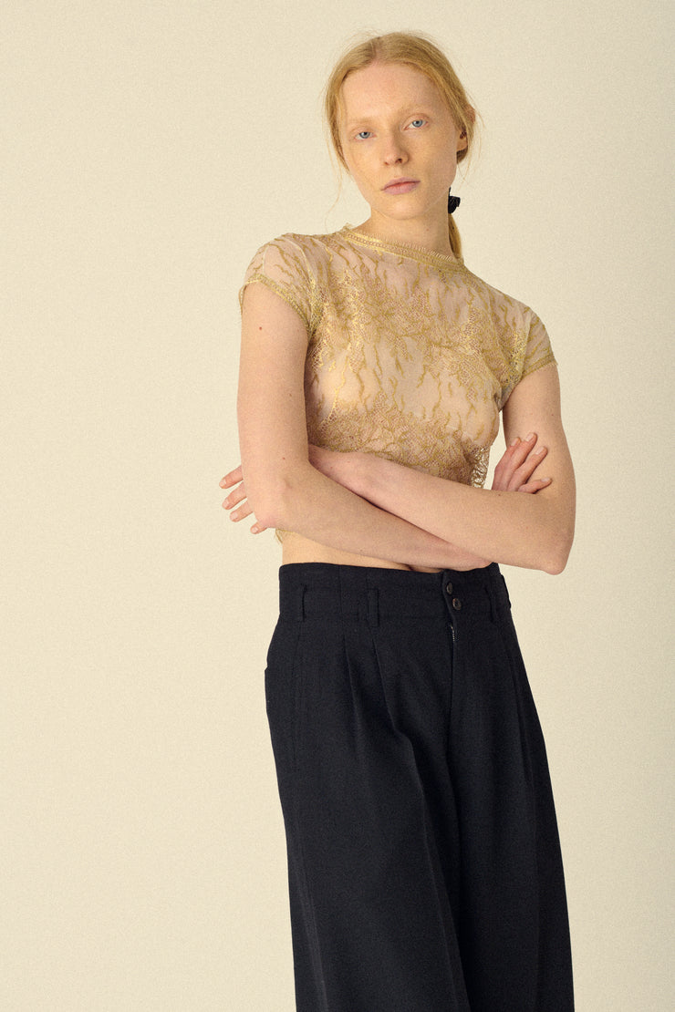 Golden Lace Blouse - Desert Vintage