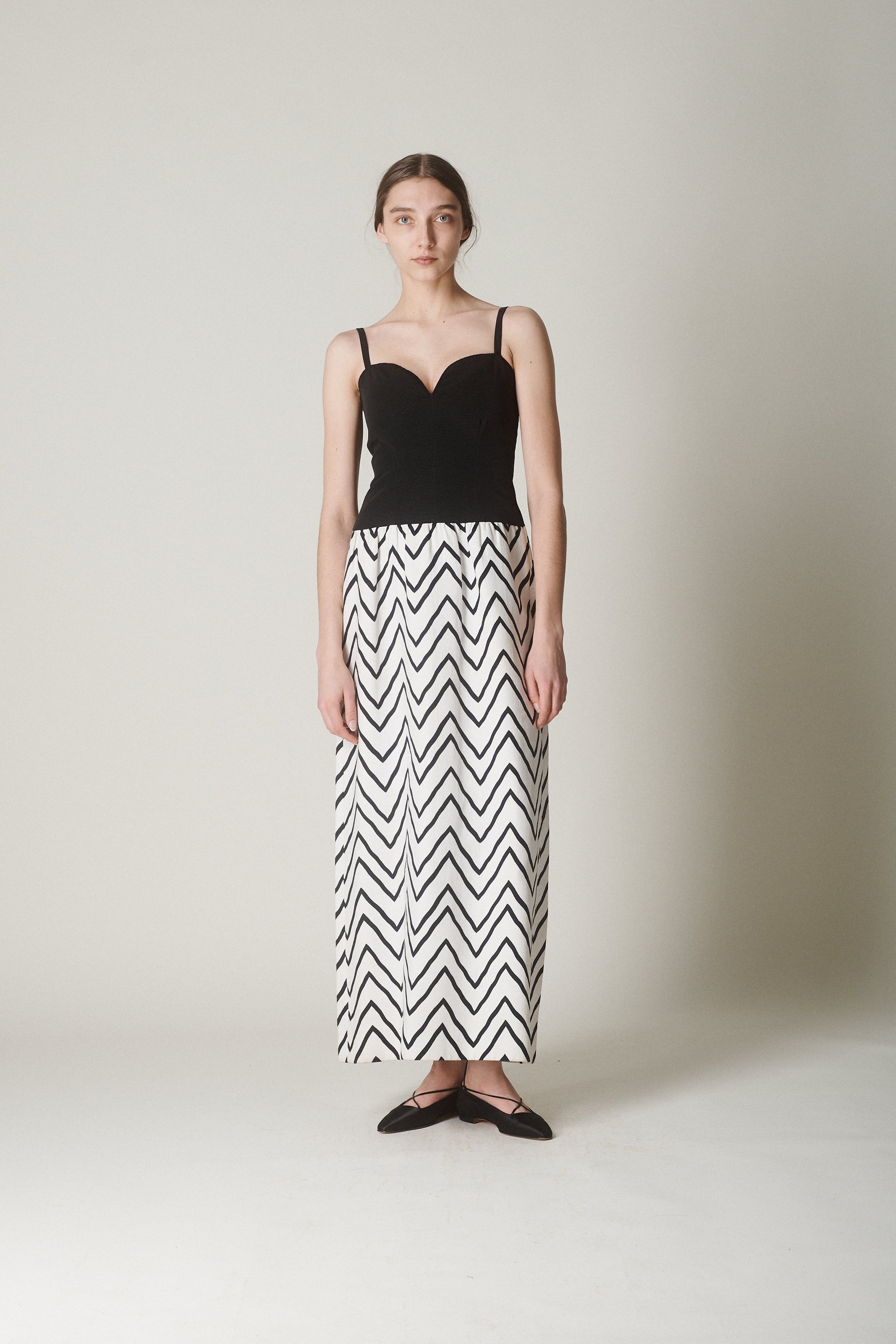 1980s YSL Chevron Dress - Desert Vintage