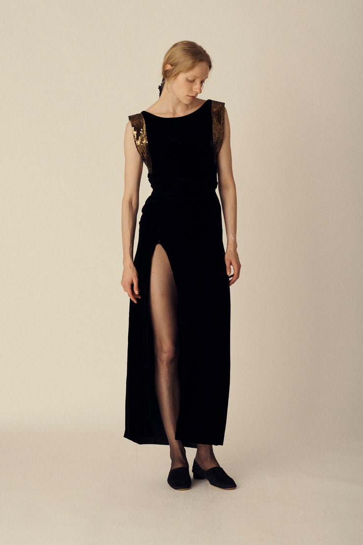 1970s Chloé Velvet Gown - Desert Vintage