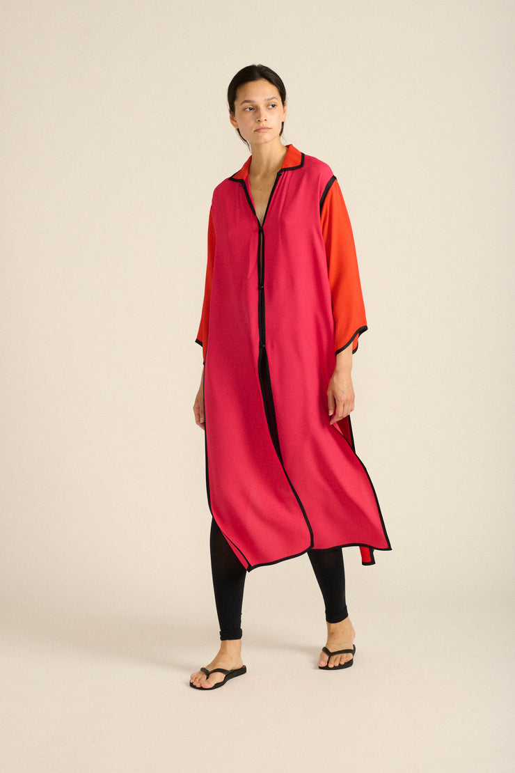 Ysl Color Block Tunic - Desert Vintage