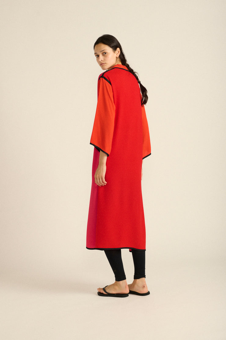 Ysl Color Block Tunic - Desert Vintage