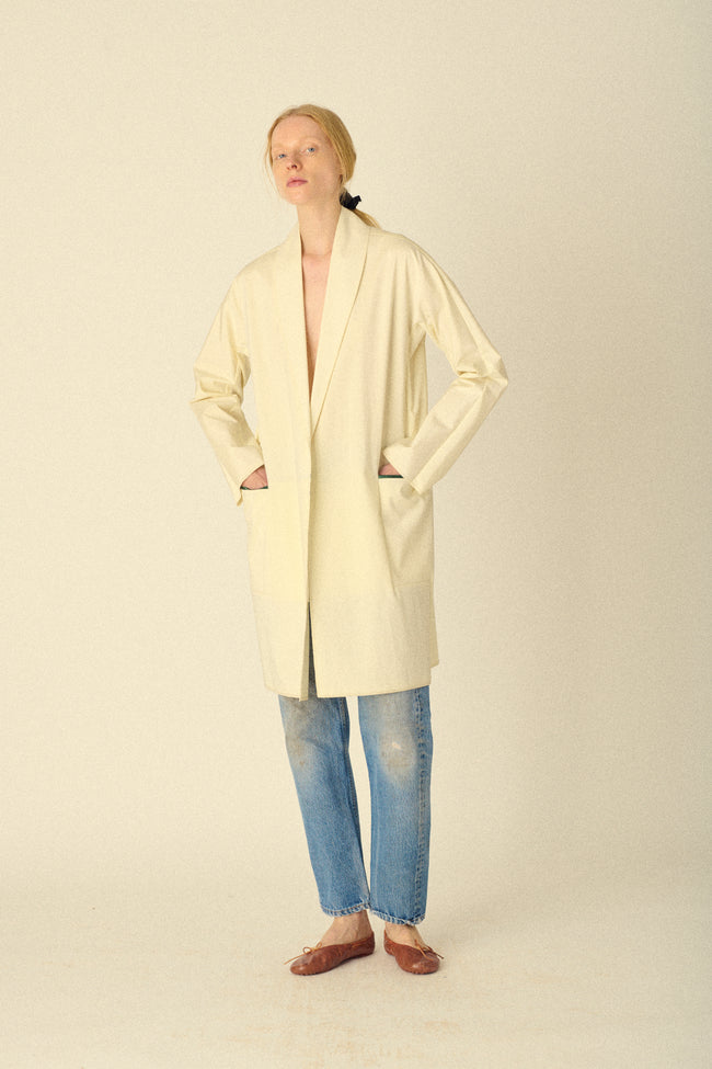 Vintage Cream Coat - Desert Vintage
