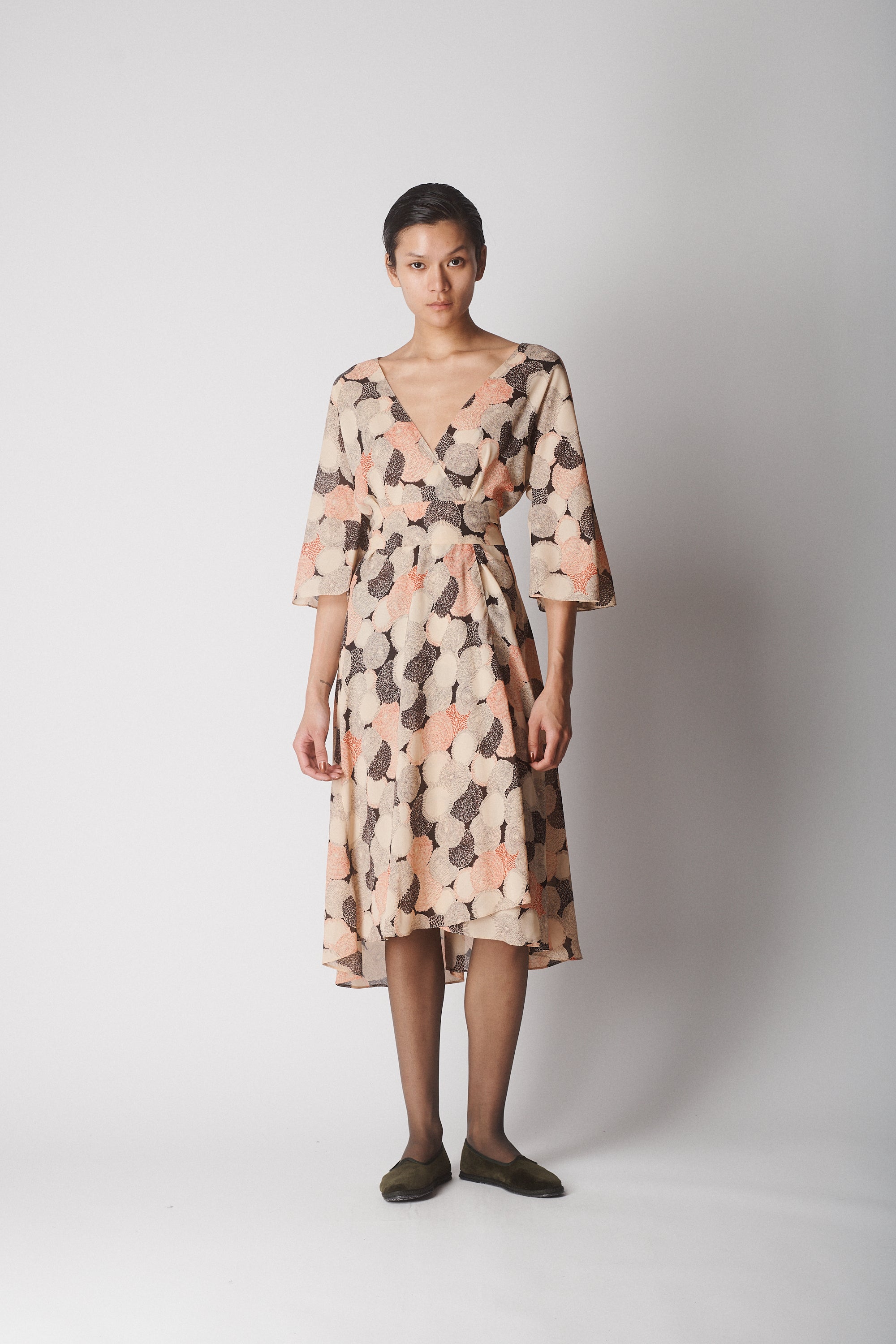 1970s Reneé Helga Howie Print Dress - Desert Vintage