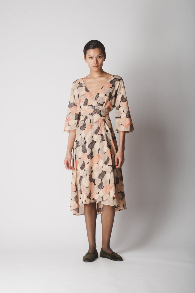 1970s Reneé Helga Howie Print Dress - Desert Vintage