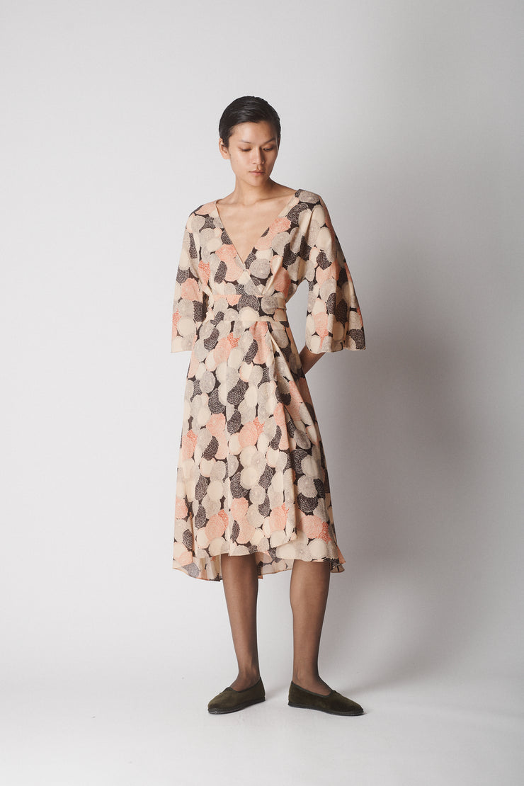 1970s Reneé Helga Howie Print Dress - Desert Vintage