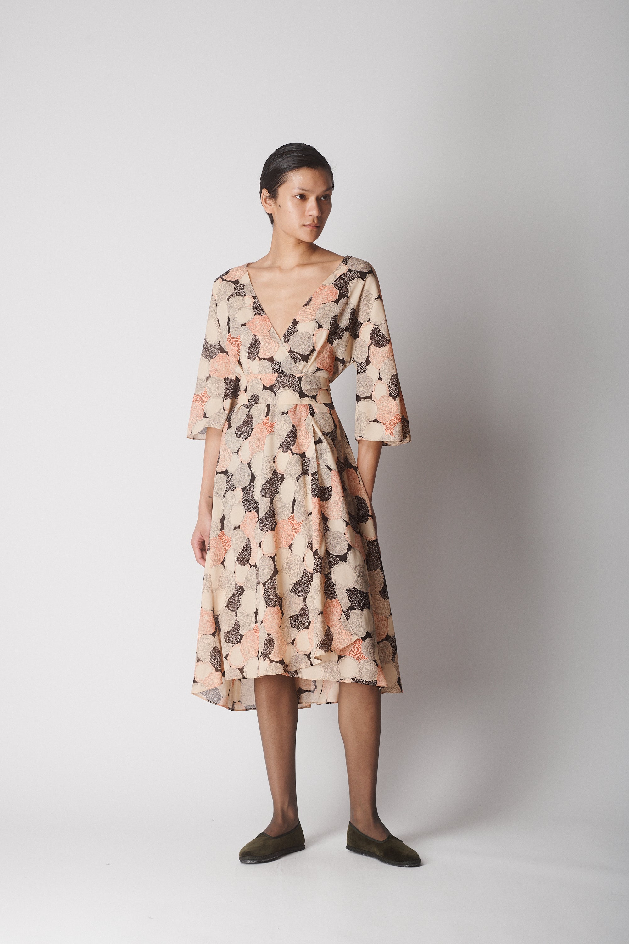 1970s Reneé Helga Howie Print Dress - Desert Vintage