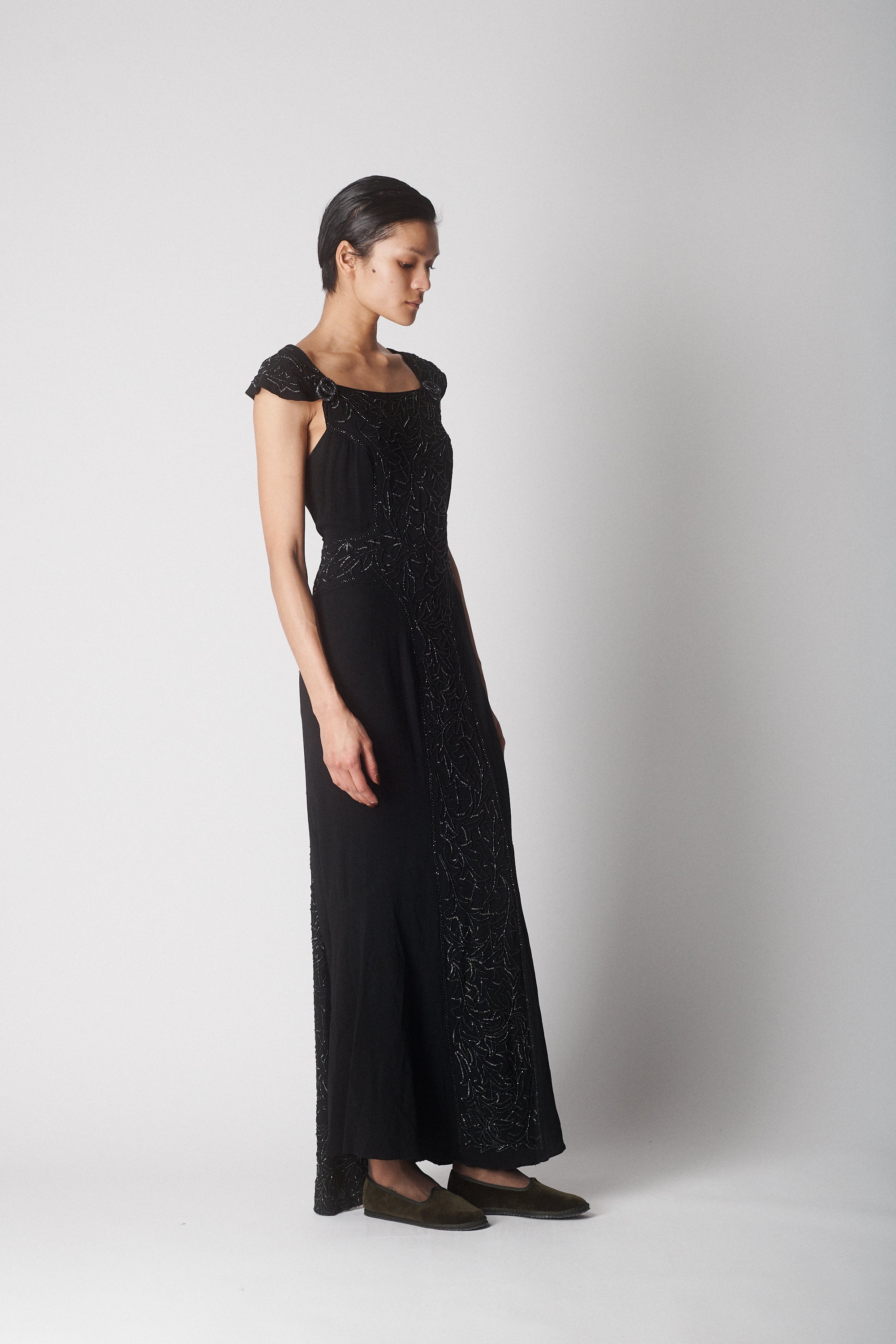 Vintage Beaded Gown - Desert Vintage