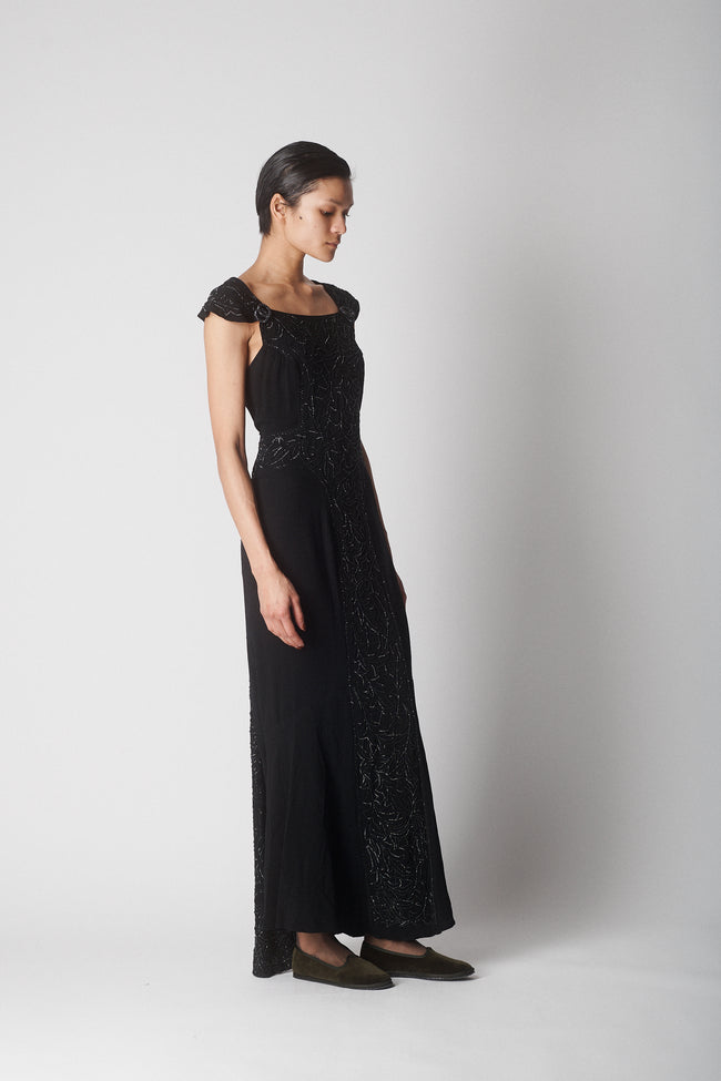 Vintage Beaded Gown - Desert Vintage