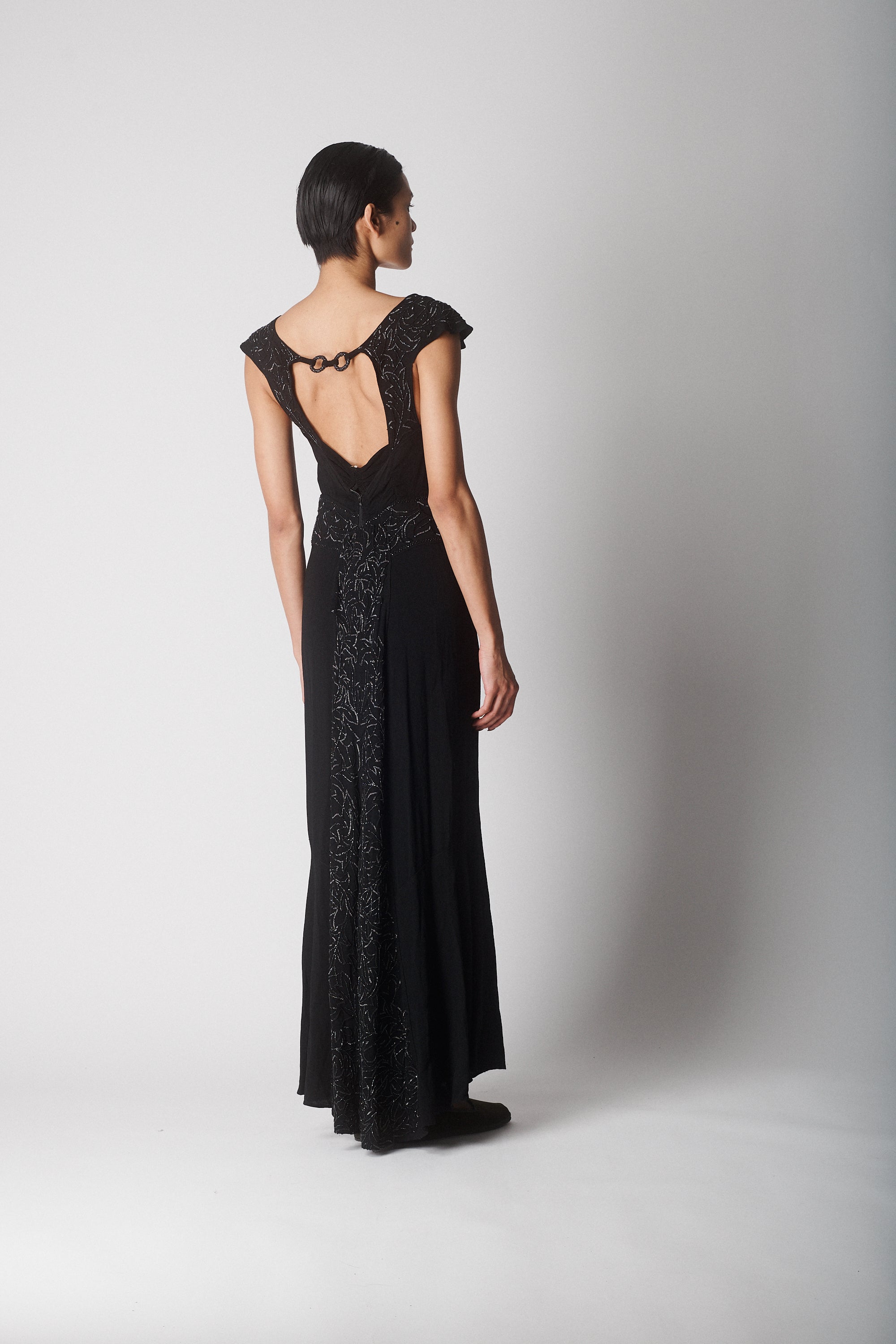 Vintage Beaded Gown - Desert Vintage