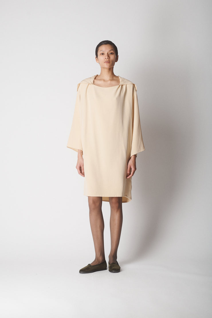 Halston Ivory Silk Dress - Desert Vintage
