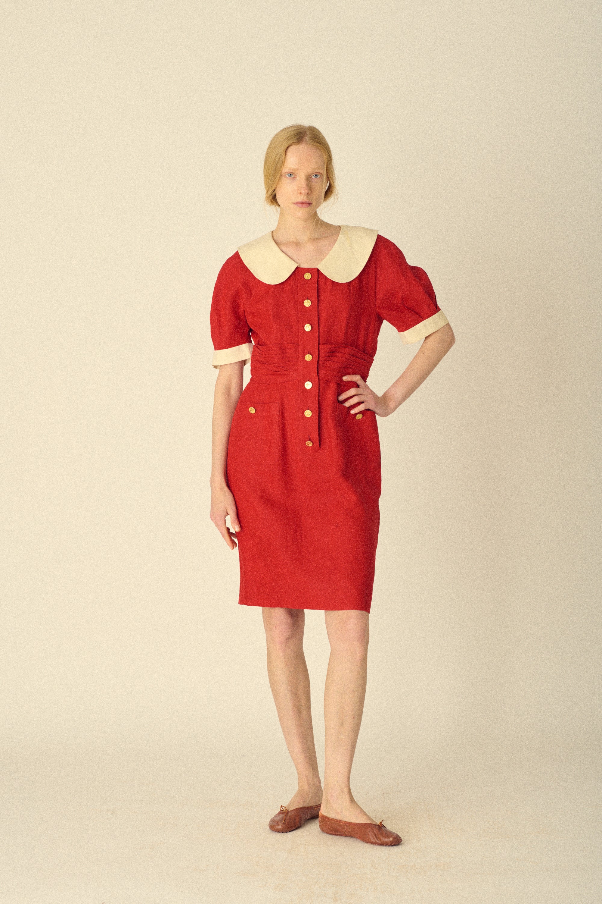 Chanel Club Collar Dress - Desert Vintage