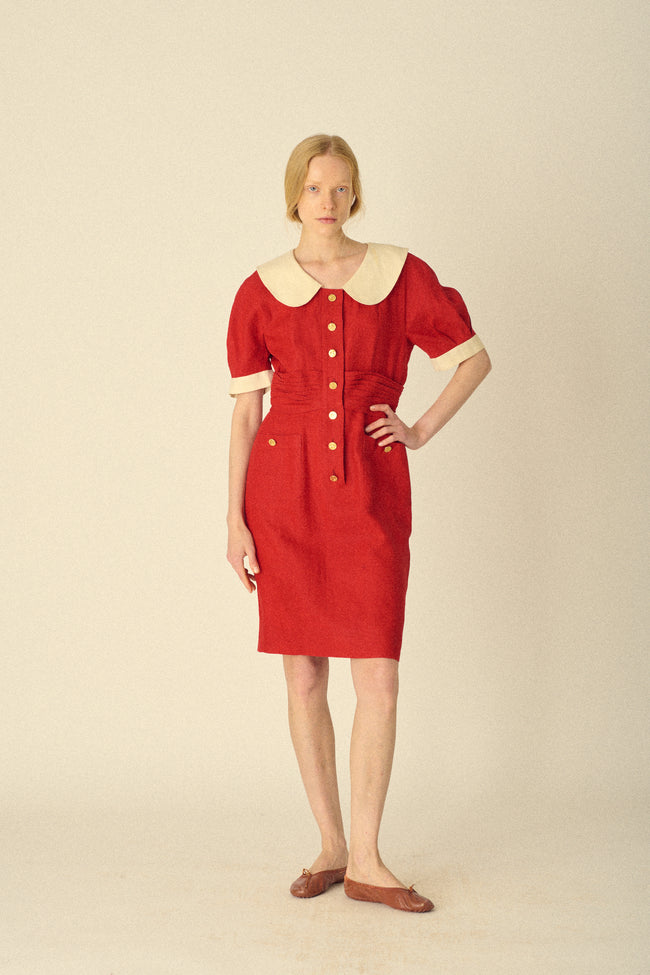 Chanel Club Collar Dress - Desert Vintage