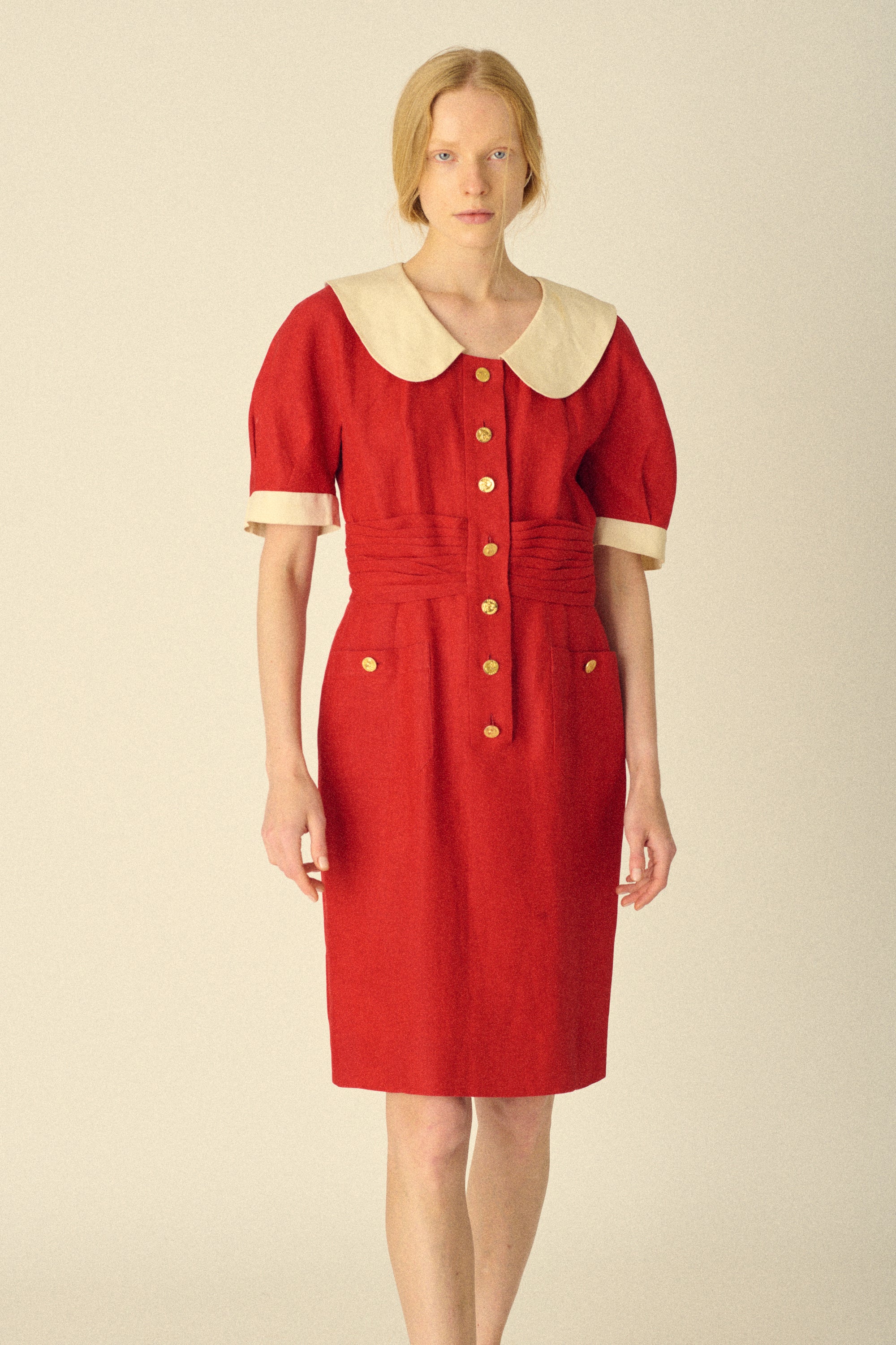 Chanel Club Collar Dress - Desert Vintage