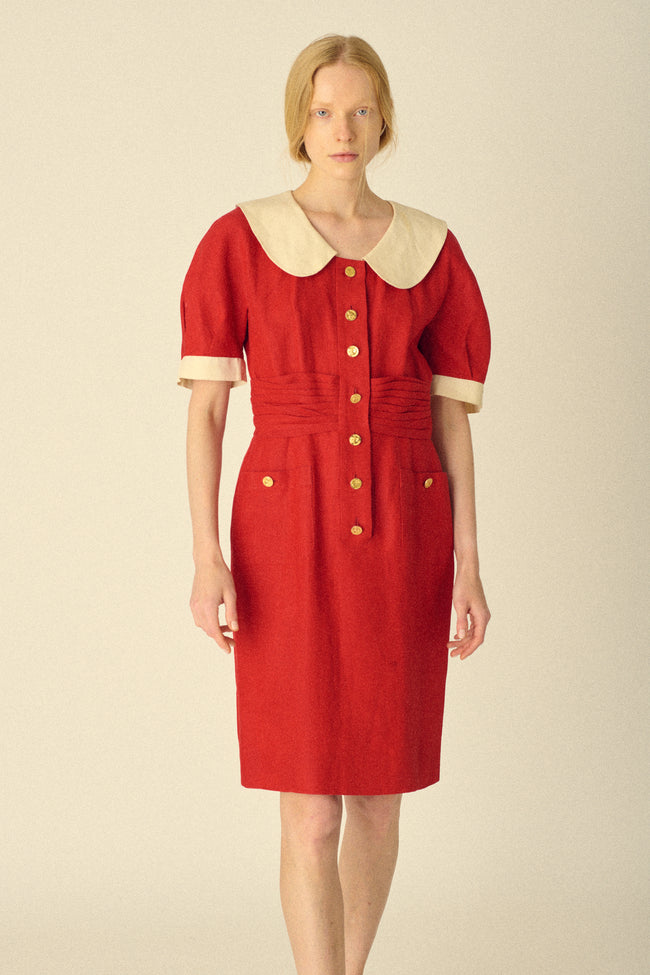Chanel Club Collar Dress - Desert Vintage