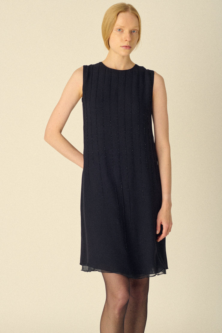 Donna Karan Silk Shift Dress - Desert Vintage