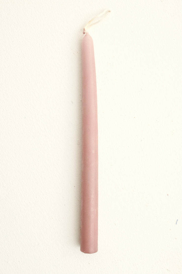 Rose Beeswax Taper Candle - Desert Vintage