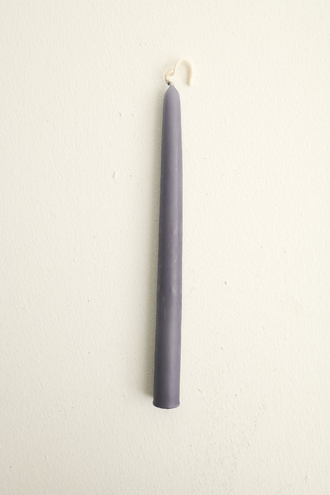 Purple Beeswax Taper Candle - Desert Vintage