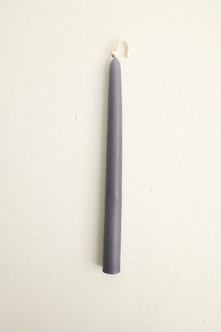 Purple Beeswax Taper Candle - Desert Vintage