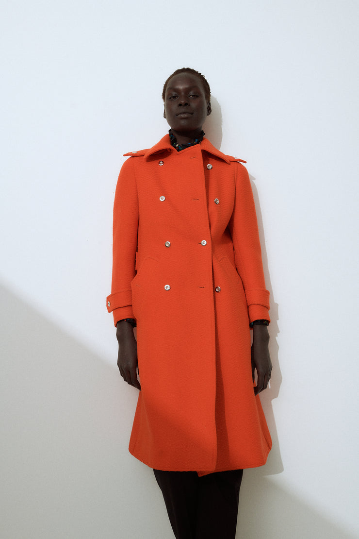 Courreges Orange Coat - Desert Vintage