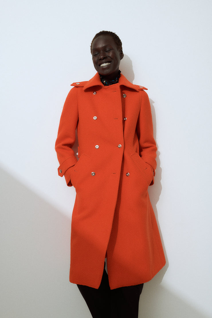 Courreges Orange Coat - Desert Vintage
