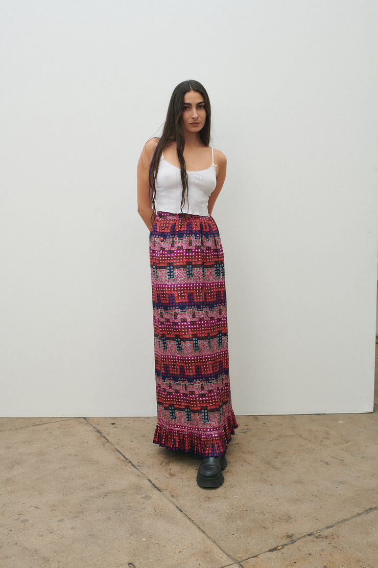 Givenchy Silk Printed Skirt - Desert Vintage