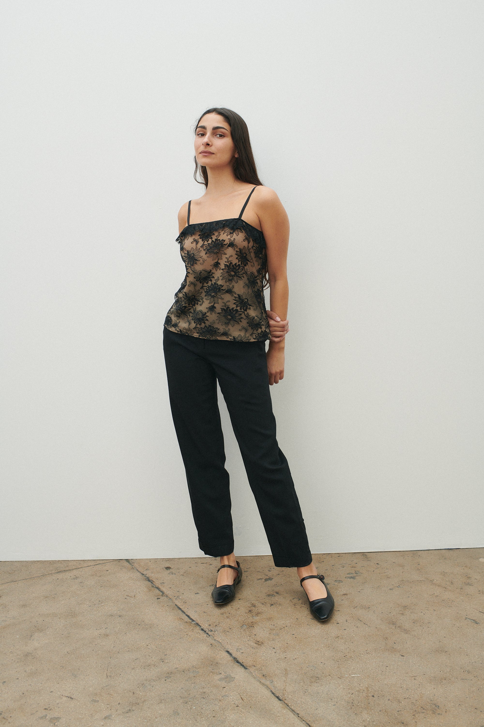 Ungaro Black Lace Camisole - Desert Vintage