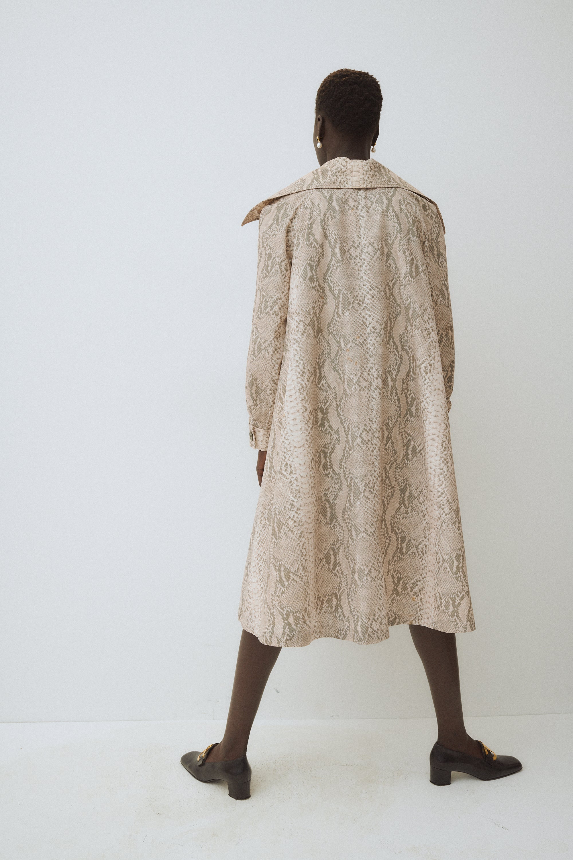 Python Trapeze Coat - Desert Vintage