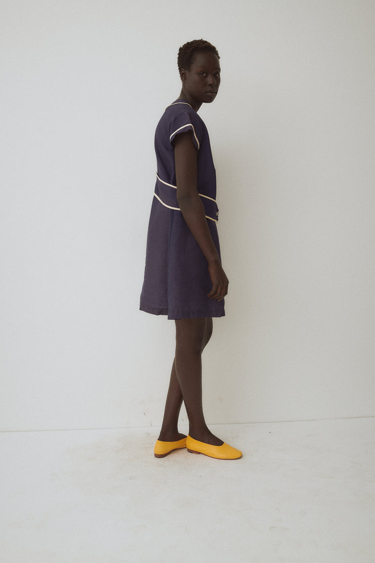 Vintage Navy Dress - Desert Vintage