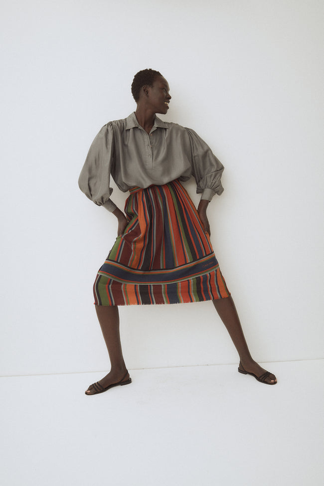 Vintage Calvin Klein Silk Skirt - Desert Vintage