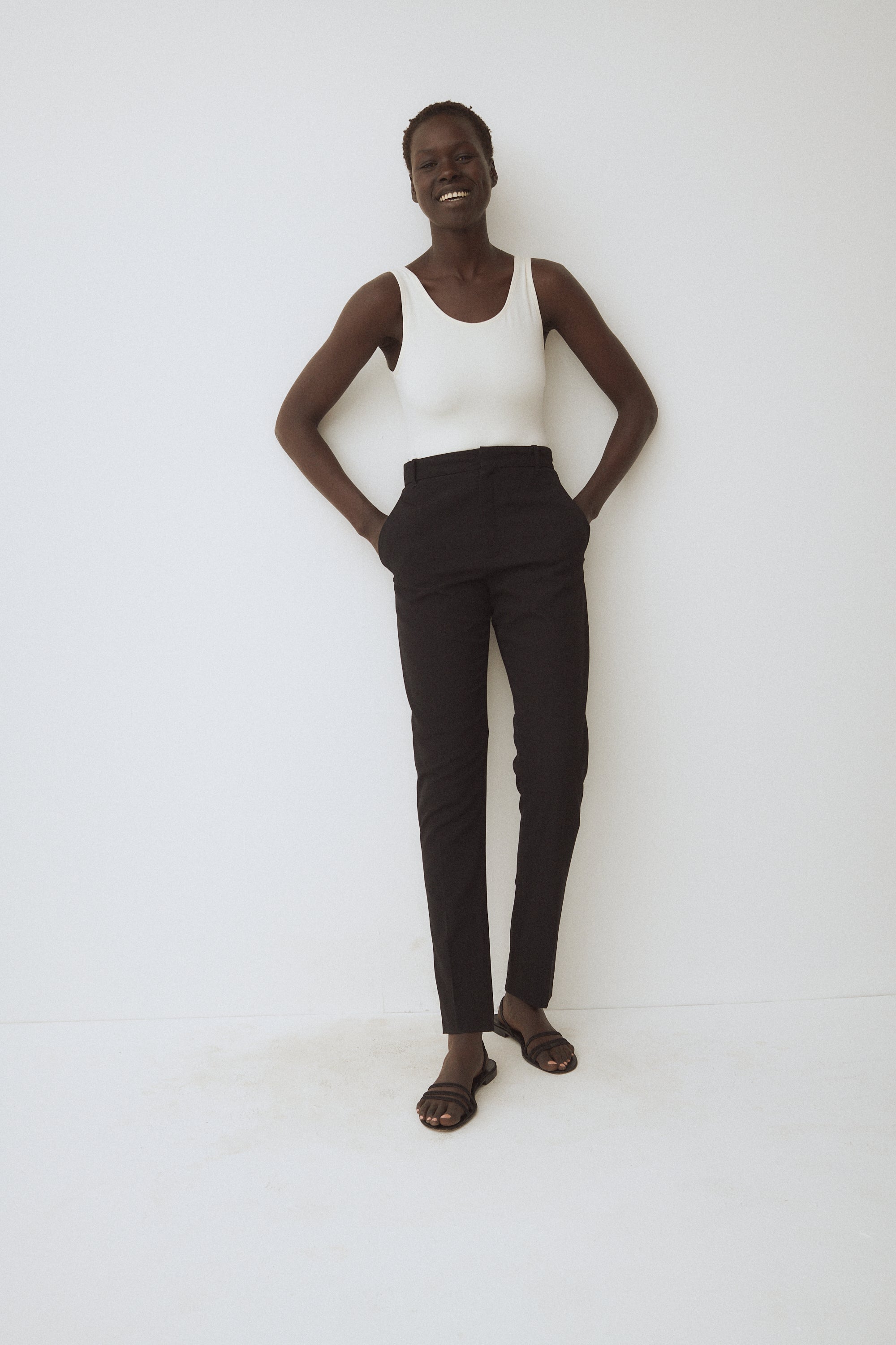 Chloé Tapered Black Trousers - Desert Vintage