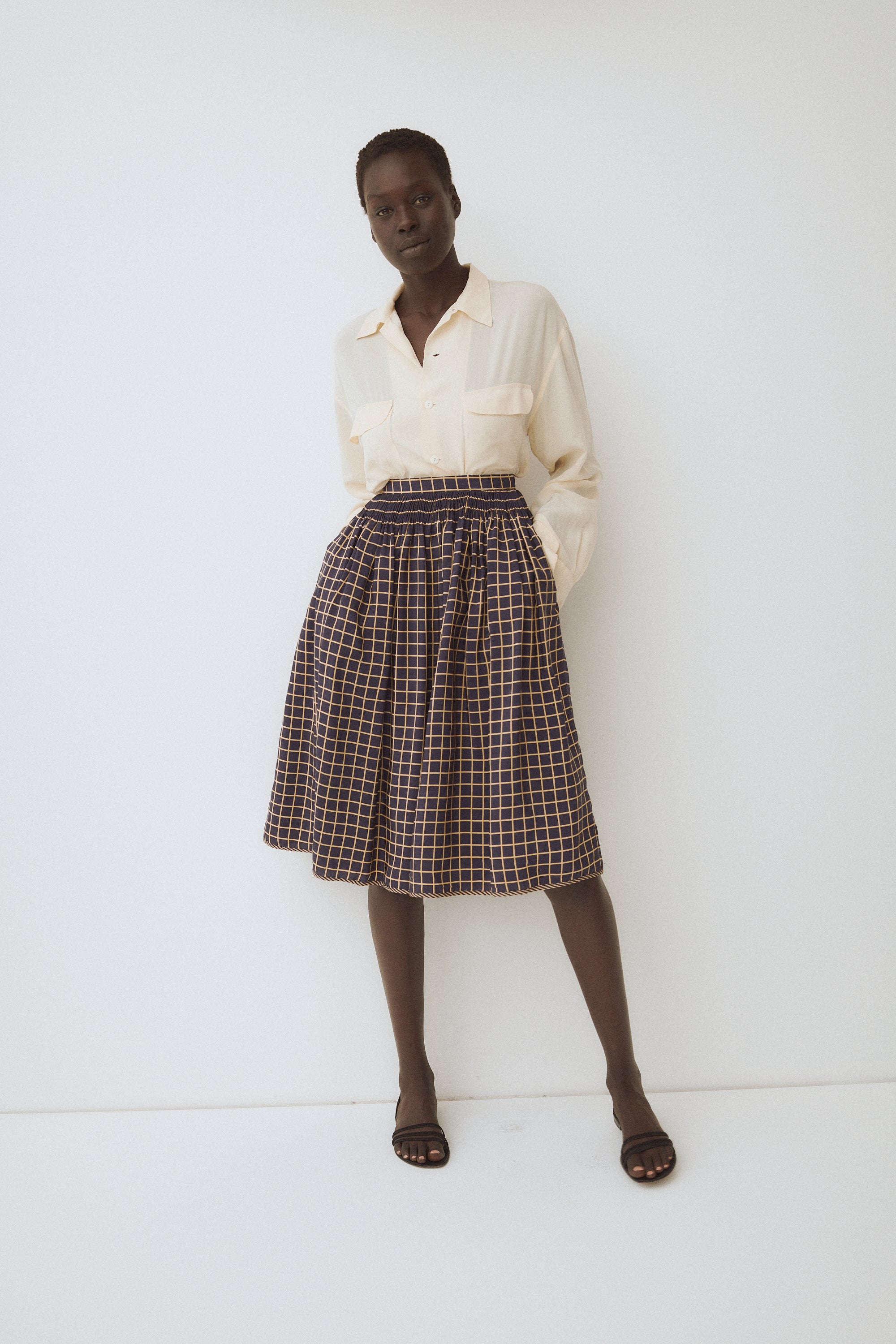 Beene Silk Skirt - Desert Vintage