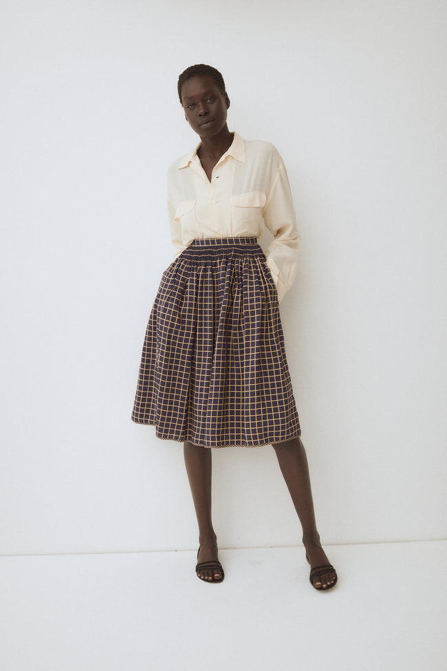 Beene Silk Skirt - Desert Vintage