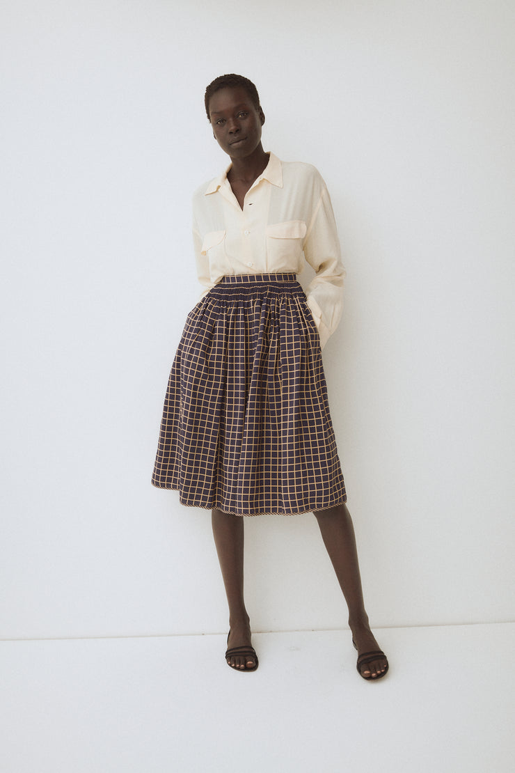 Beene Silk Skirt - Desert Vintage