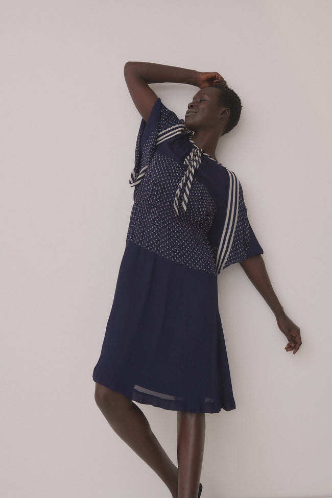 Vintage Silk Organza Dress - Desert Vintage