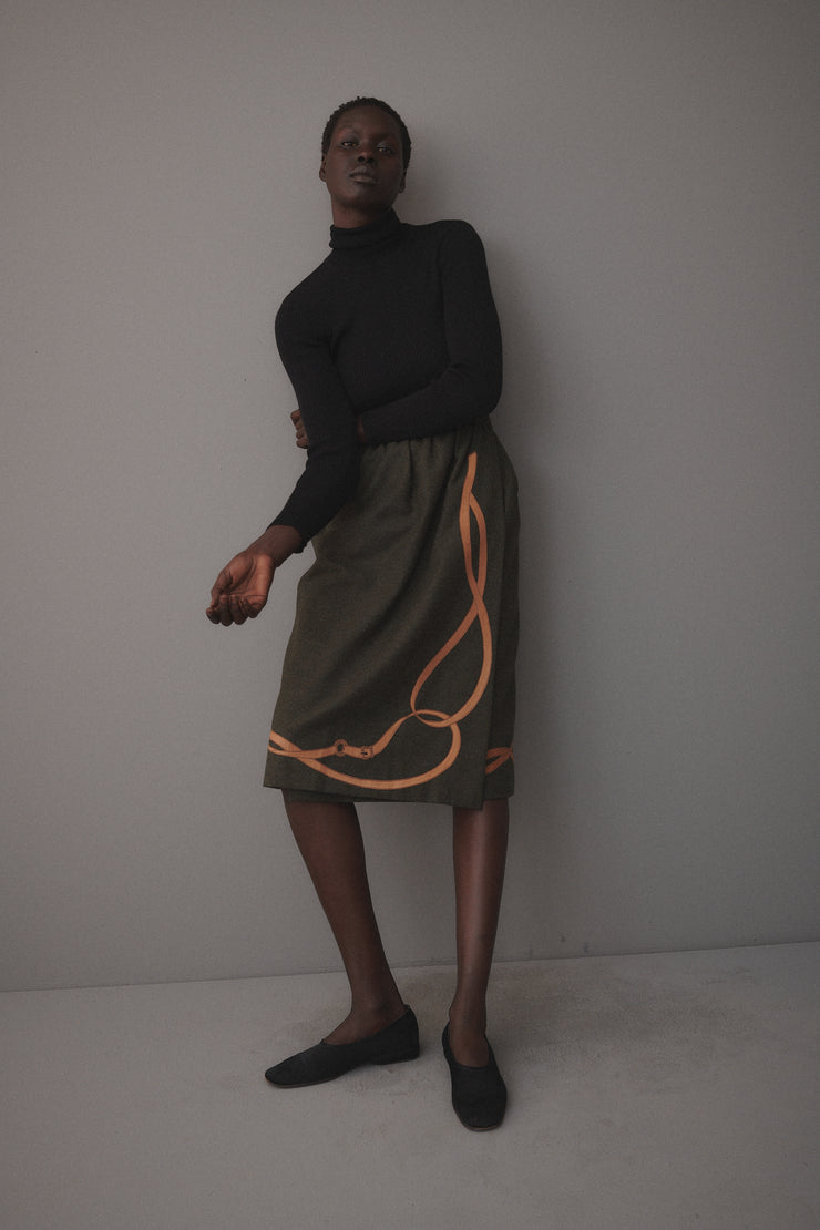 1970s Gucci Bridle Skirt - Desert Vintage