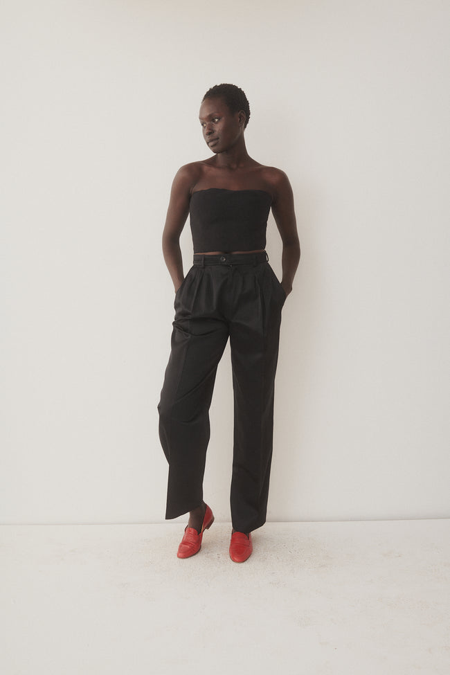 Vintage Chanel Black Corset Top - Desert Vintage