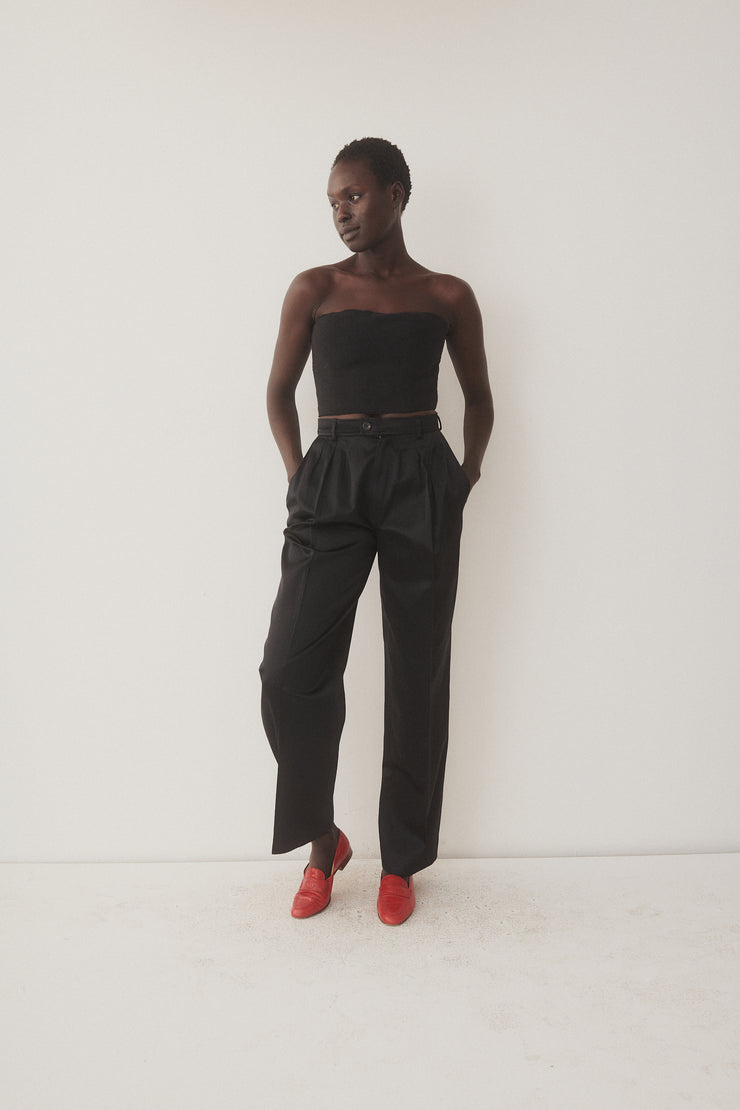 Vintage Chanel Black Corset Top - Desert Vintage