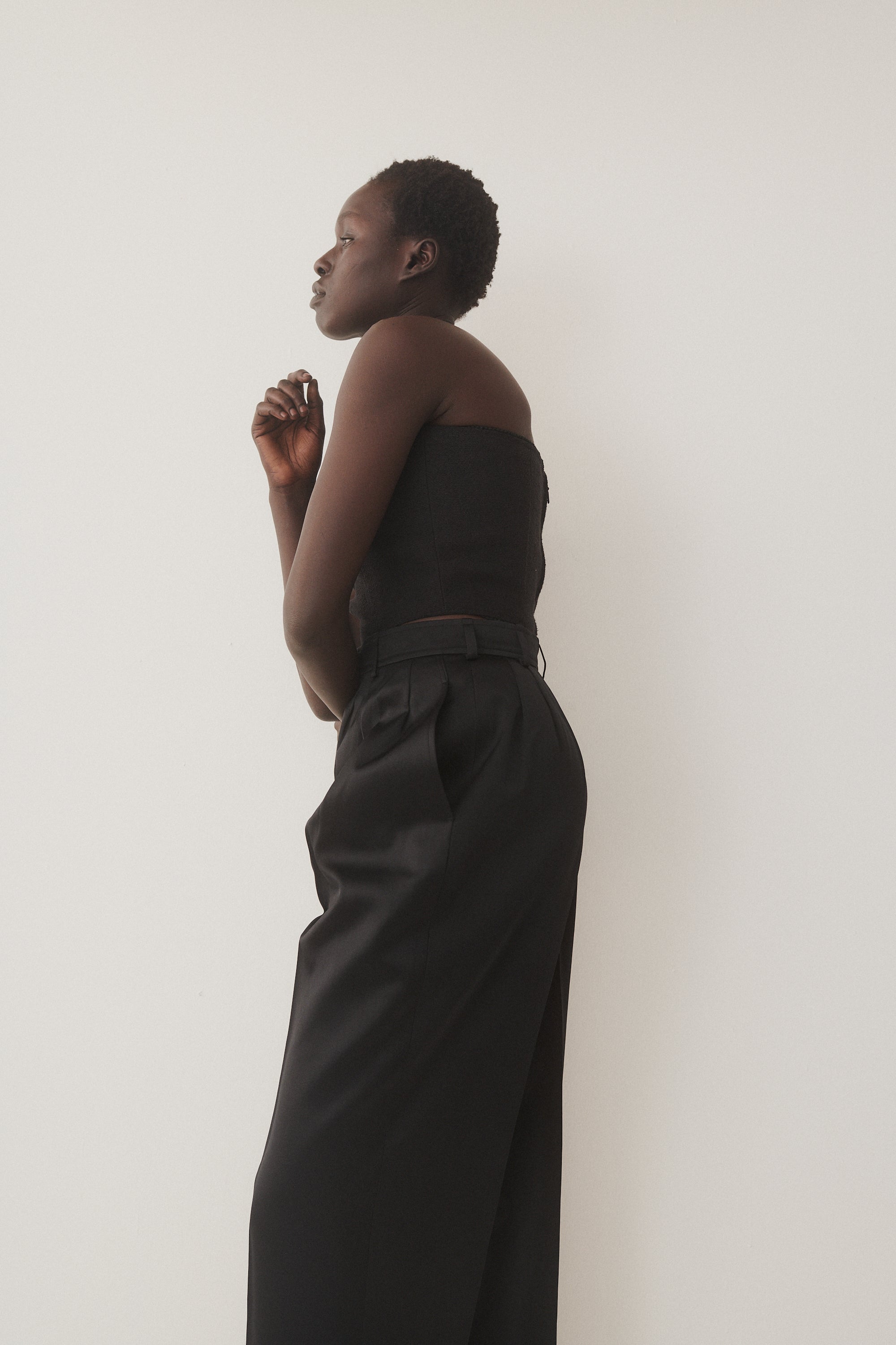 Vintage Chanel Black Corset Top - Desert Vintage