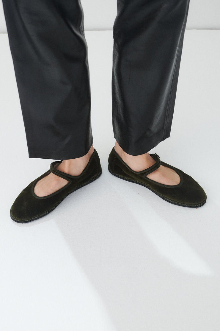 Vibi Venezia Velvet Mary Janes - Bottiglia - Desert Vintage