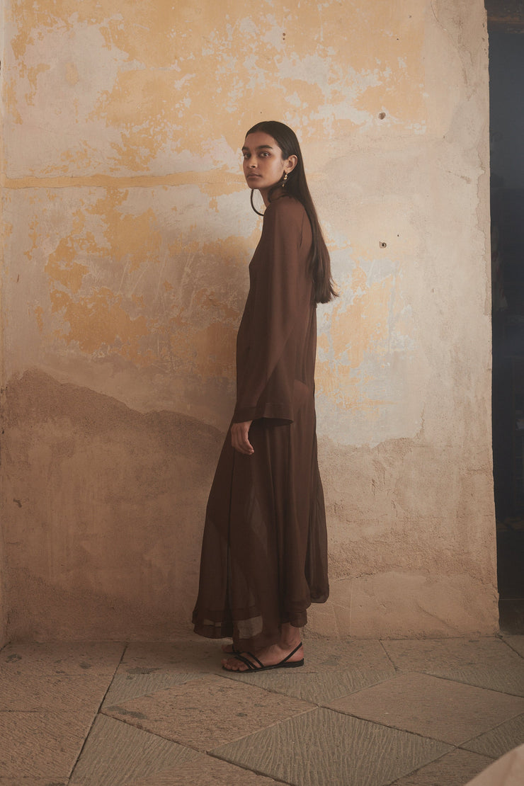 Ténéré Idris Dress in Tiger's Eye - Desert Vintage