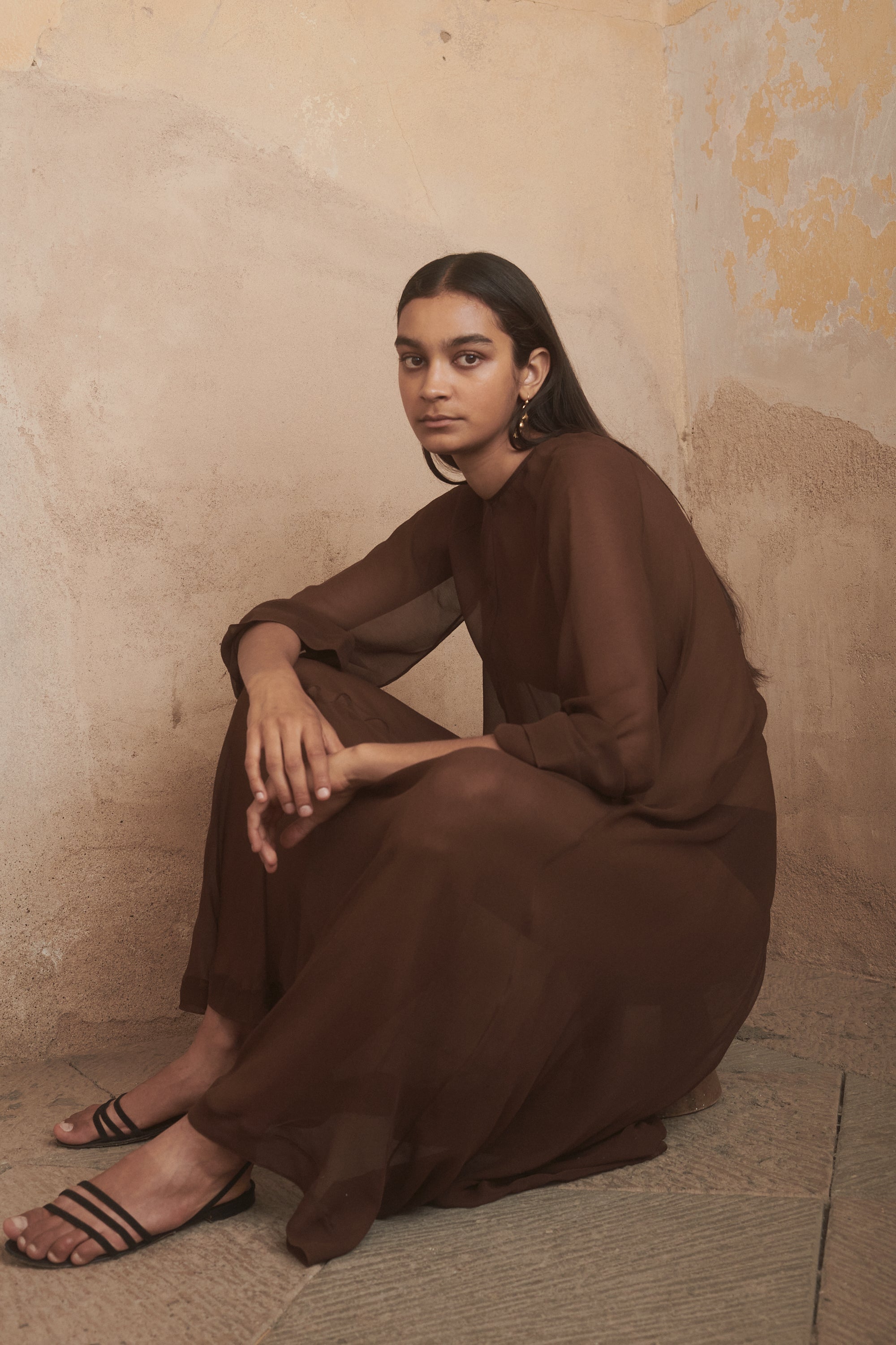 Ténéré Idris Dress in Tiger's Eye - Desert Vintage