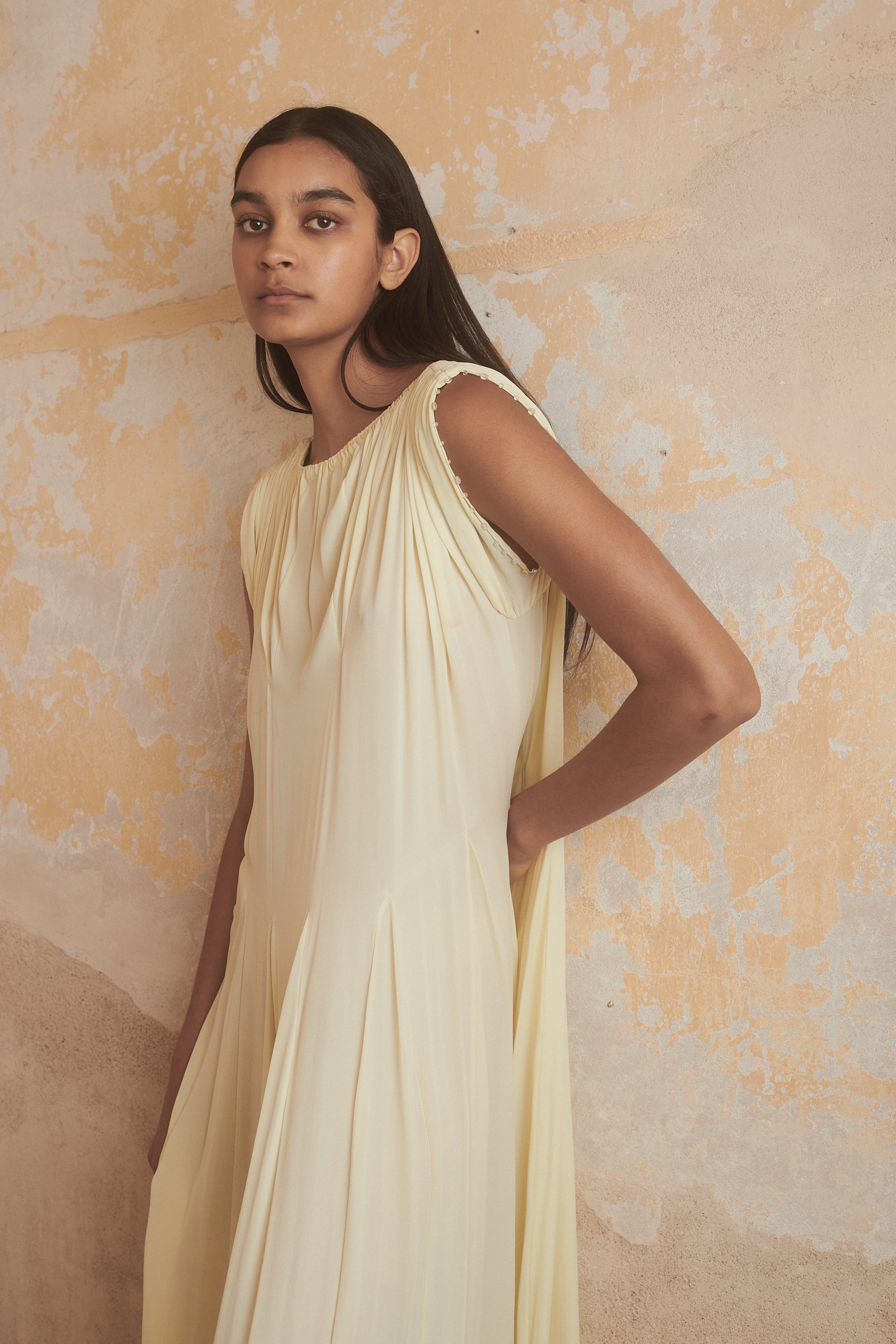 Ténéré Lounés Caftan in Citrine - Desert Vintage