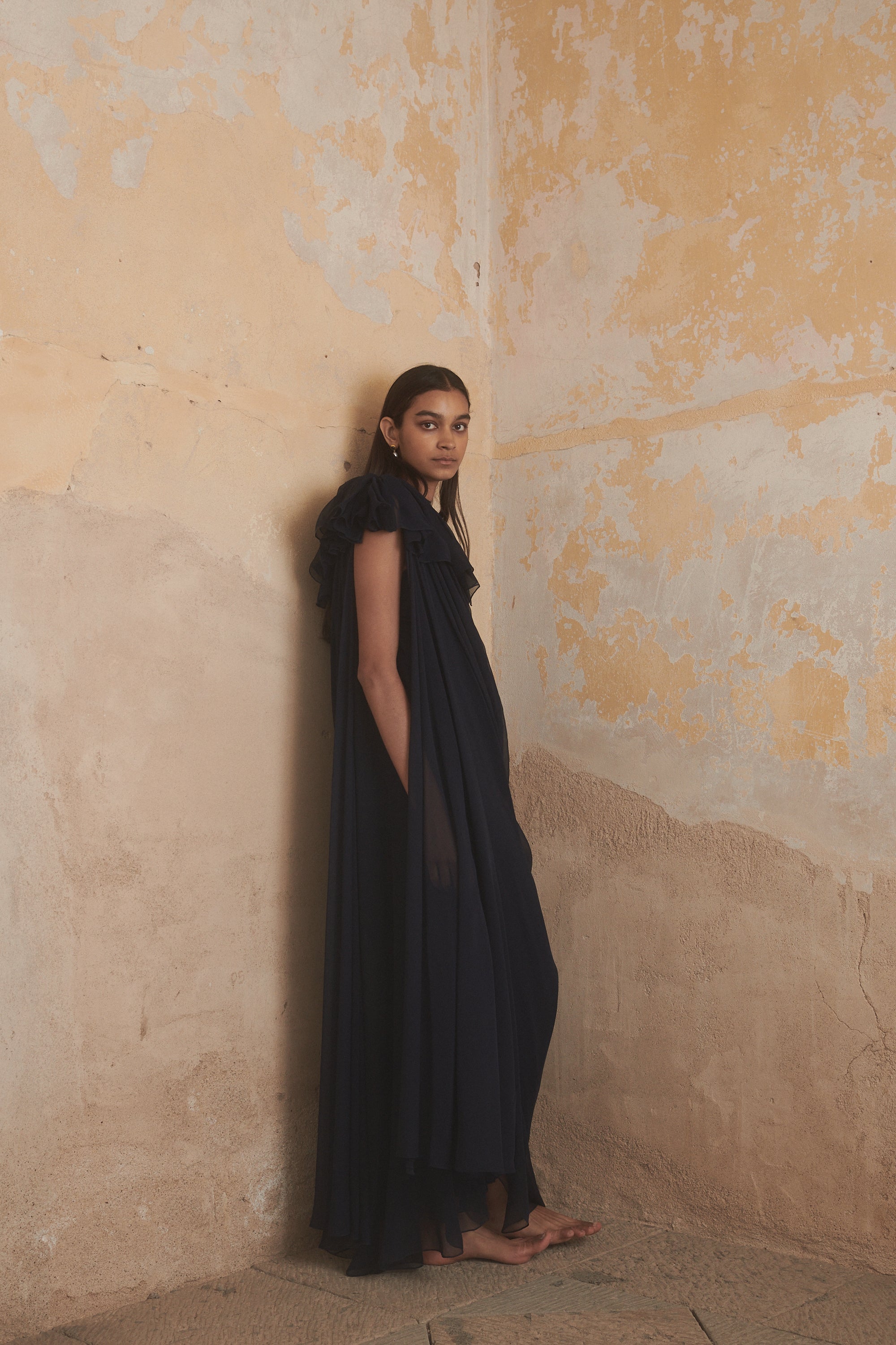 Ténéré Petra Dress in Midnight - Desert Vintage